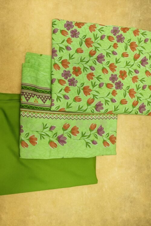 3 Piece unstitched mid summer lawn