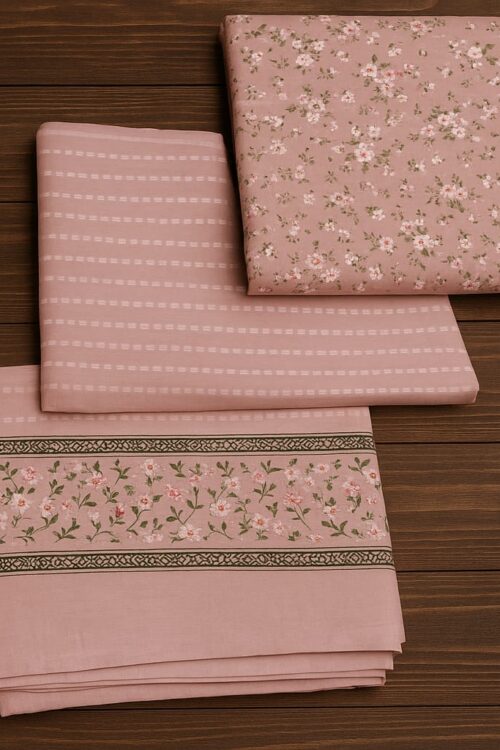 All over printed shirt ,all over printed dupatta/printed trouser
