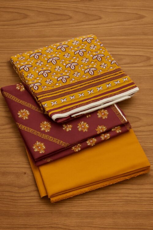 Premium digital printed shirt Digital printed trouser Viol printed dupatta