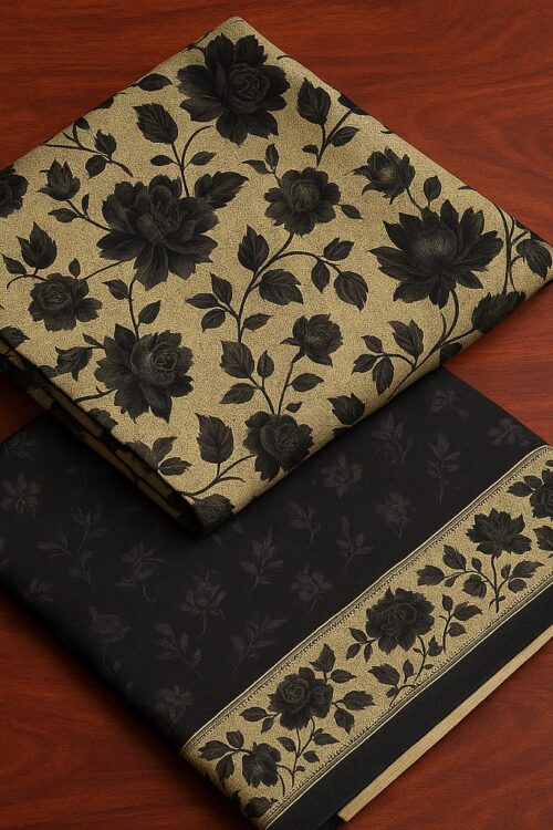Printed all over shirt Printed dupatta  Dyed trouser 