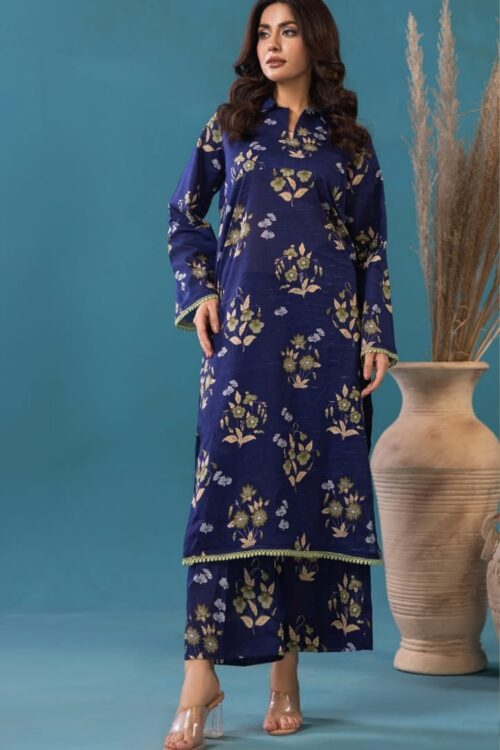 Doria Lawn Shirt And Printed Trouser