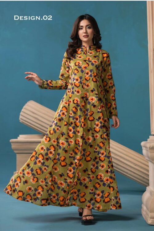 Doria Lawn Shirt And Printed Trouser