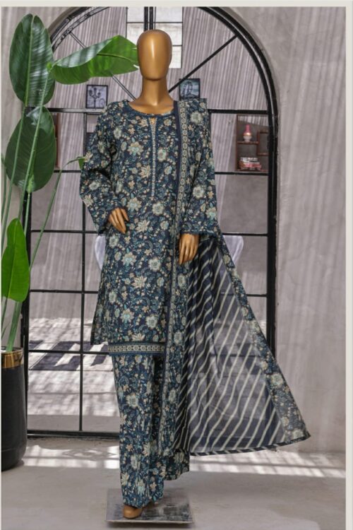 Printed Shirt Dupatta/Farshi Shalwar