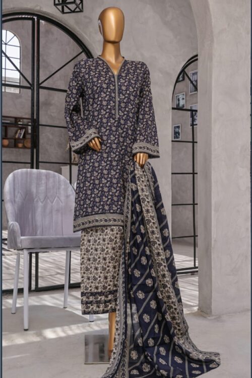 Digital Printed Shirt , Dupatta/Farshi Shalwar