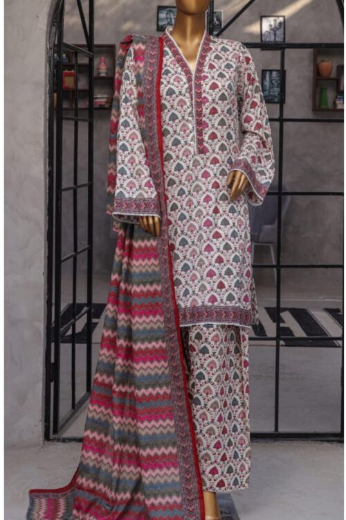 Digital Printed Shirt , Dupatta/Farshi Shalwar