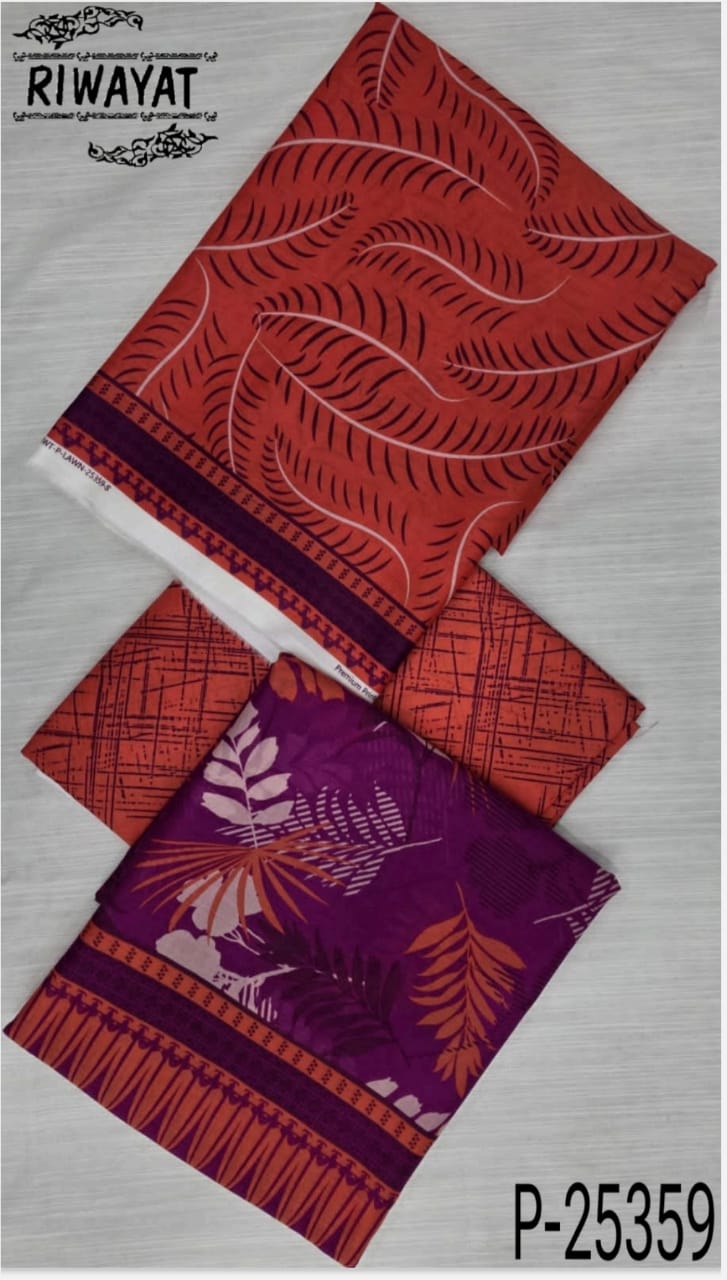 Digital Printed Shirt,Dupatta And Printed Trouser