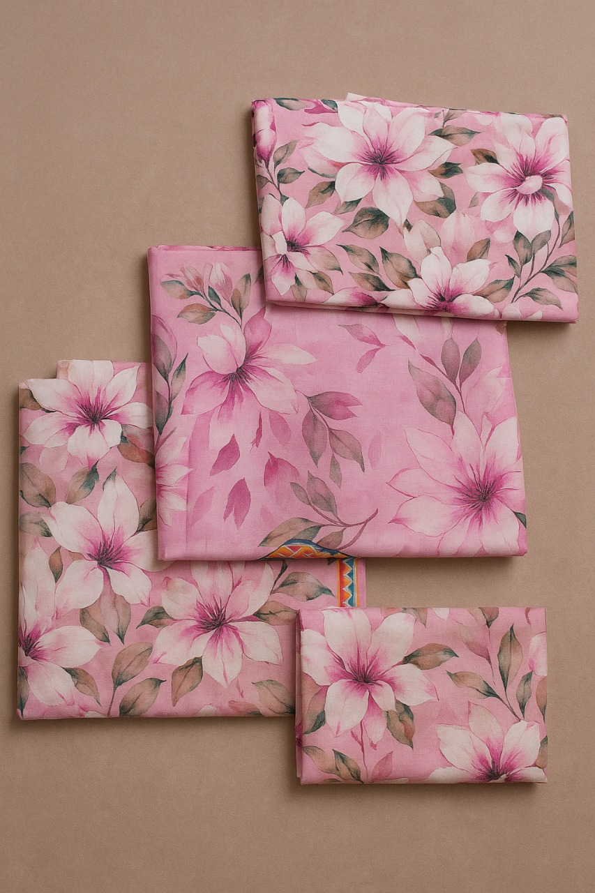 All Over Printed Shirt , Trouser / Printed Dupatta