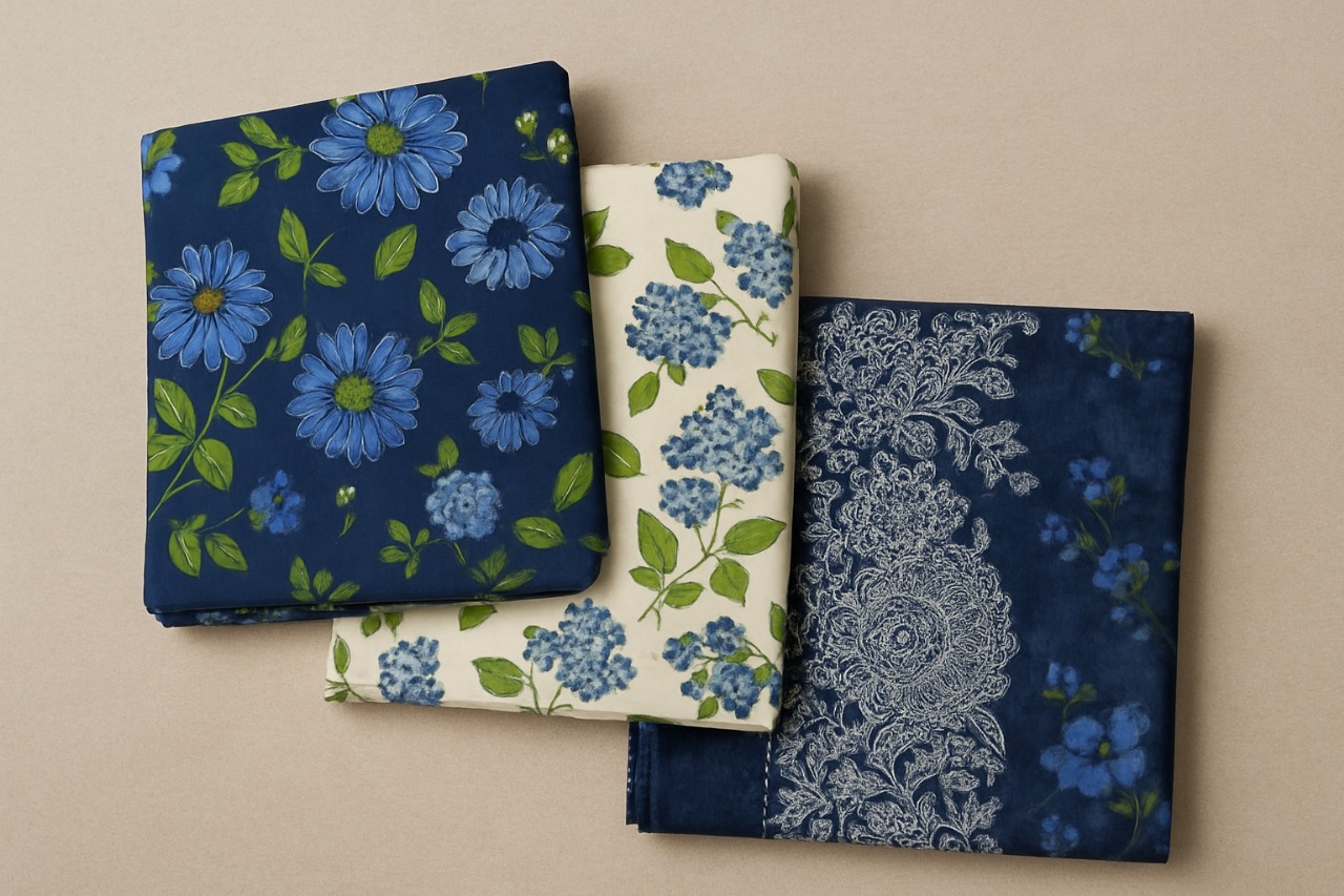 Printed All Over Shirt , Dupatta / Printed Trouser