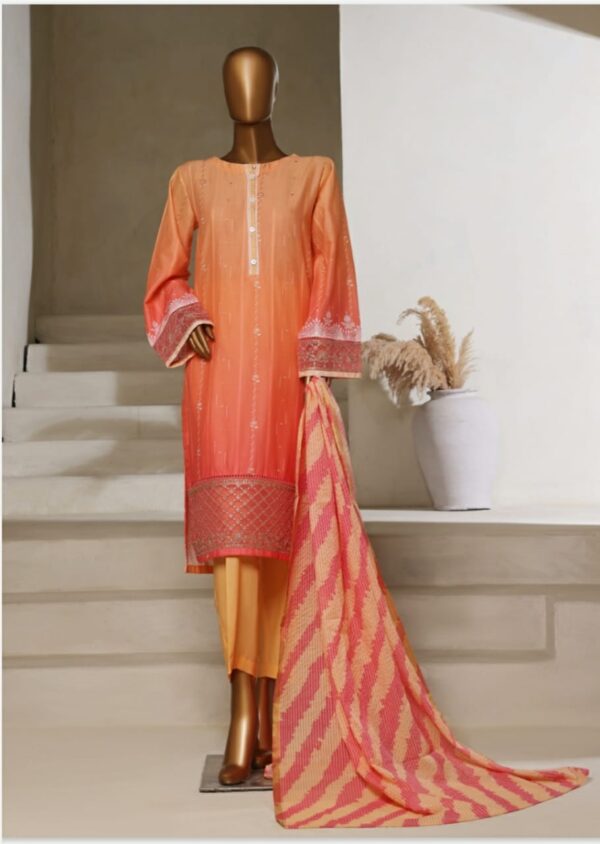 Jacquard Embroidery 3 piece