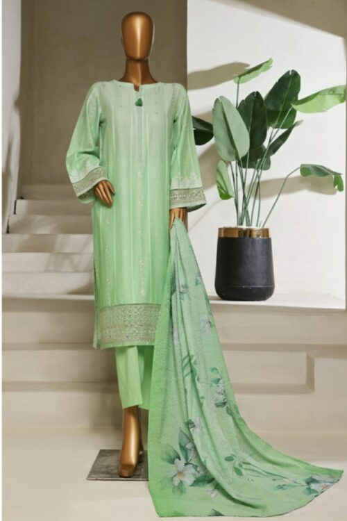 Jacquard Embroidery 3 piece