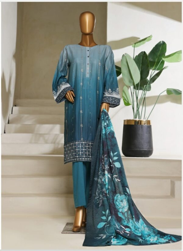 Jacquard Embroidery 3 piece