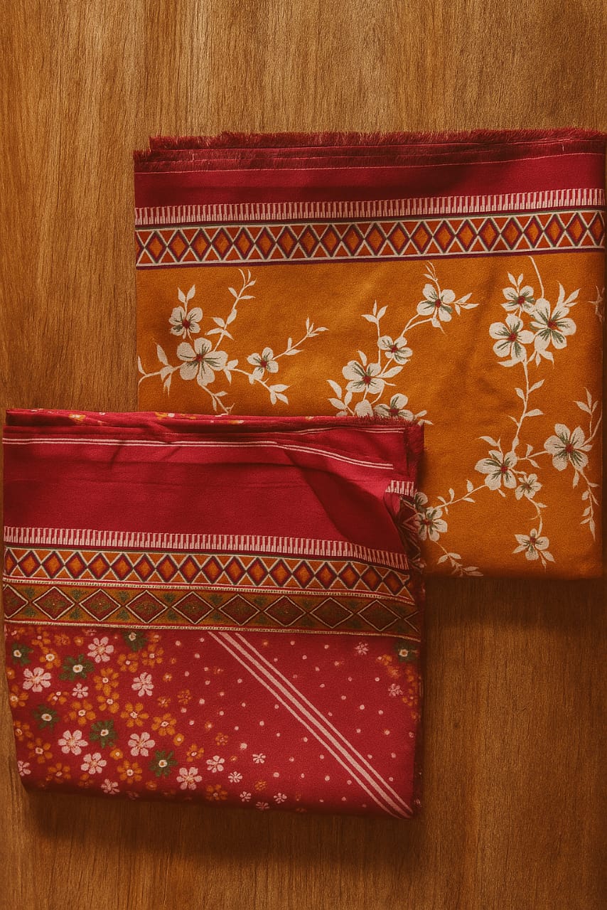 3 piece printed unstitched lawn suit