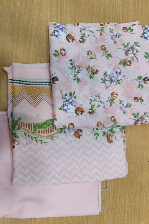 3 piece unstitched mid summer lawn