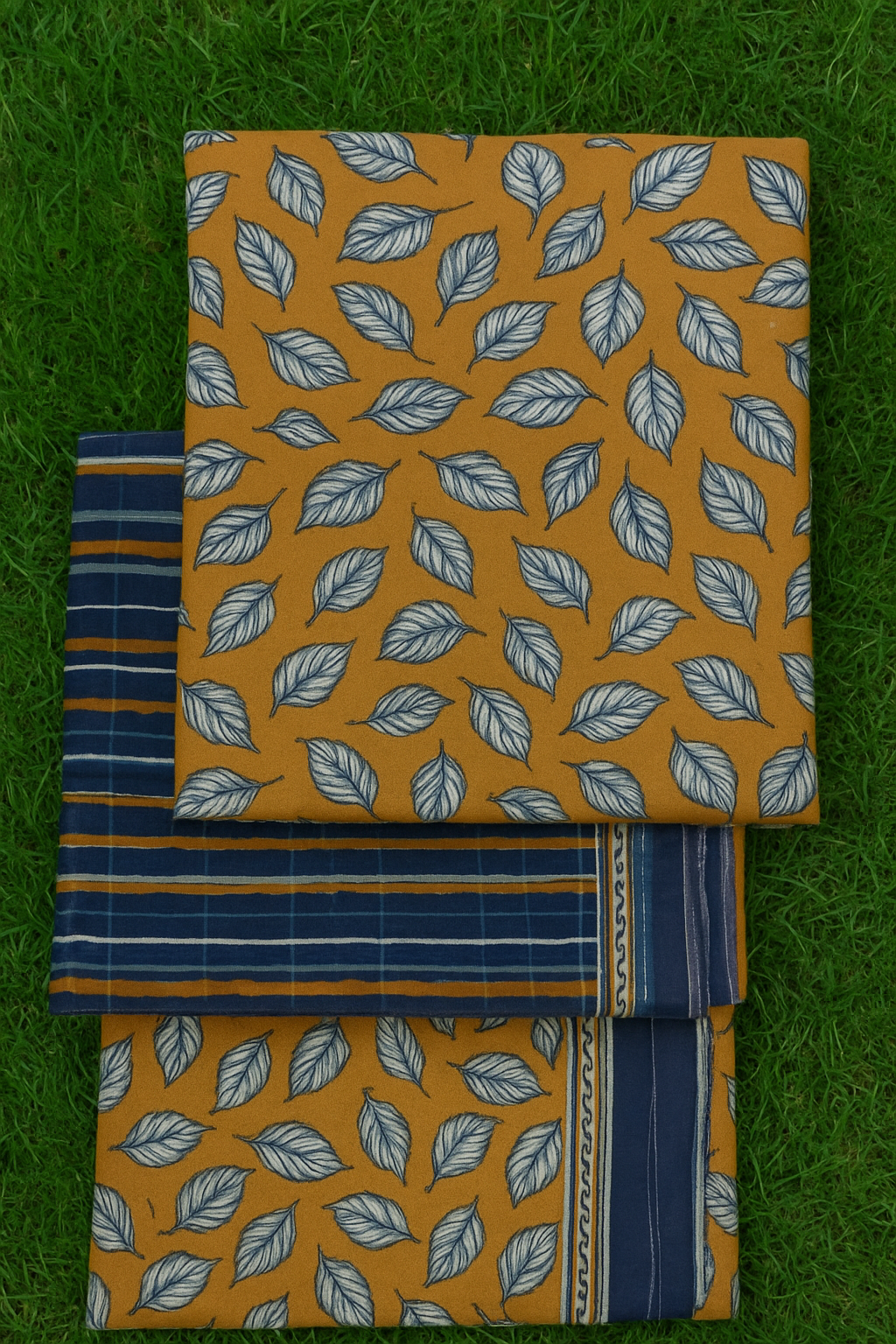 3 Piece unstitched suit