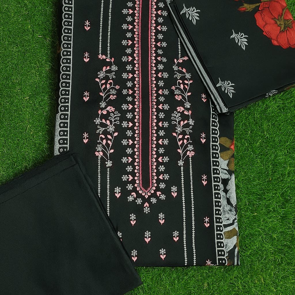 3 piece unstitched suit