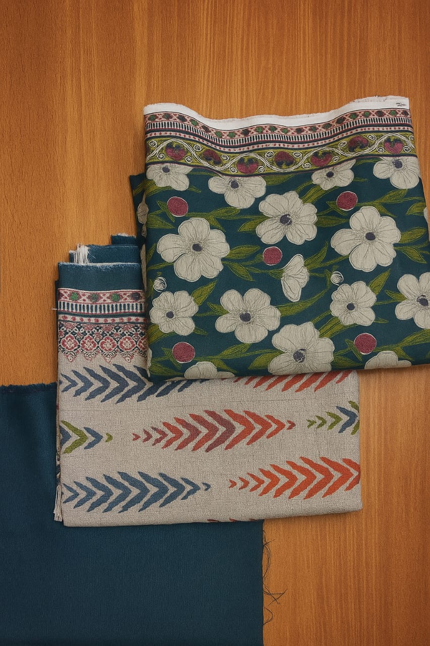 3 Piece Unstitched Khaddar