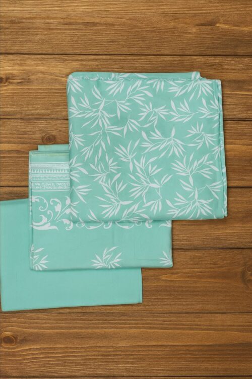 3 Piece unstitched cotton